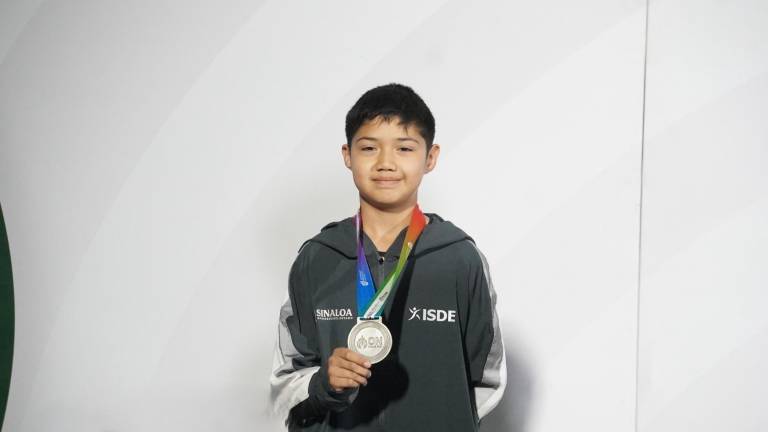 Sergio Alain Ibarra se colgó la medalla de plata en taekwondo.