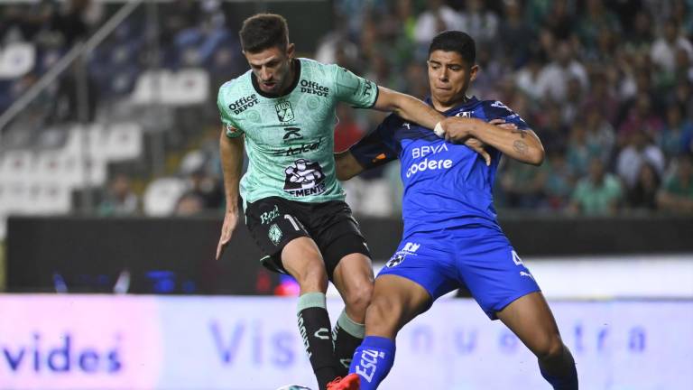 León y Rayados terminaron com empate a un gol en Guanajuato.