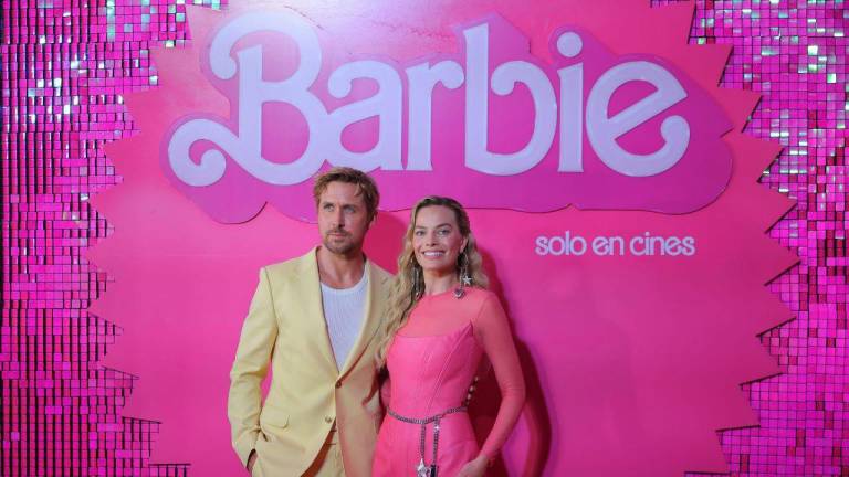 Llegan Margot Robbie y Ryan Gosling a la alfombra rosa de ‘Barbie’