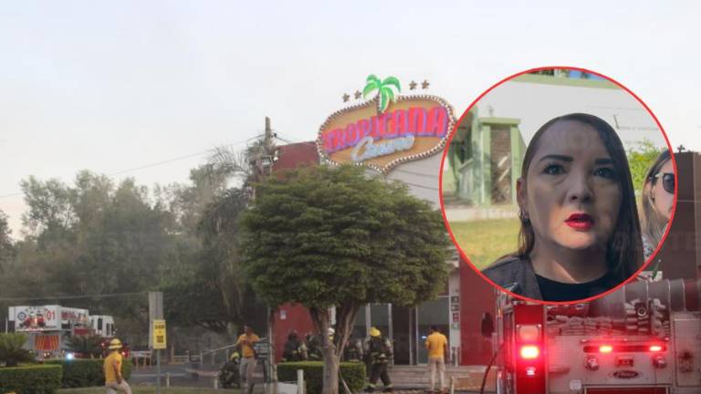La titular de la FGE indicó que aún no se determinan las causas del incendio del casino en Culiacán.