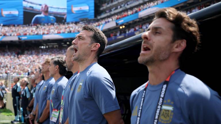 Scaloni se tomó con serenidad la derrota.