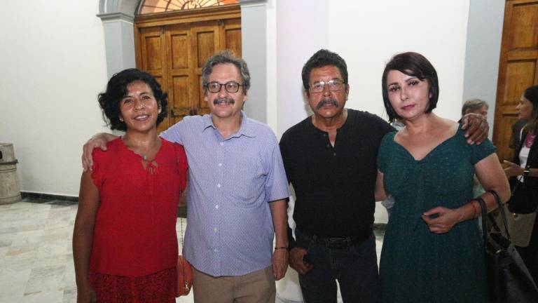 Lucía Zapien, Germán Méndez, Mario Astorga y Rosario Ramírez.
