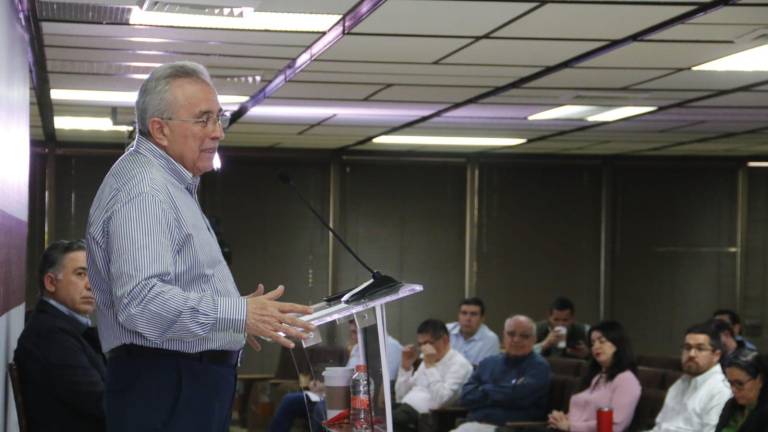 El Gobernador Rubén Rocha Moya expuso los programas federales que se han implementado en la actual administración.