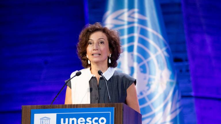 La Directora General de la organización, Audrey Azoulay, informó sobre la decisión de Estados Unidos sobre regresar a la Unesco.