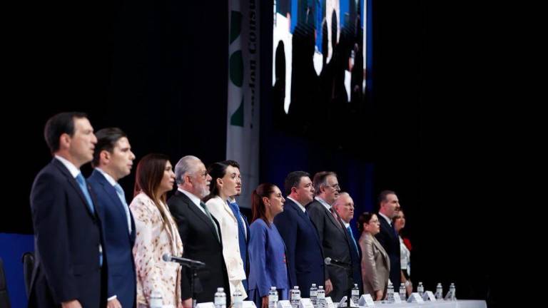 Marcelo Ebrard defendió la imposición de aranceles a productos chinos durante un evento de la Caintra en Nuevo León.