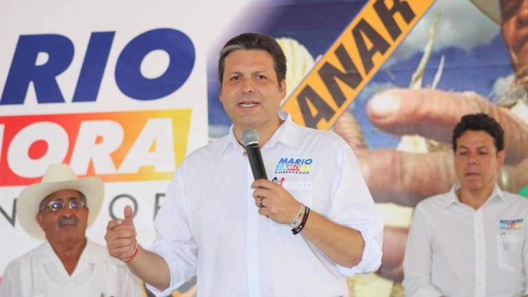 Mario Zamora Gastélum, candidato al Gobierno de Sinaloa por la alianza Va por Sinaloa.