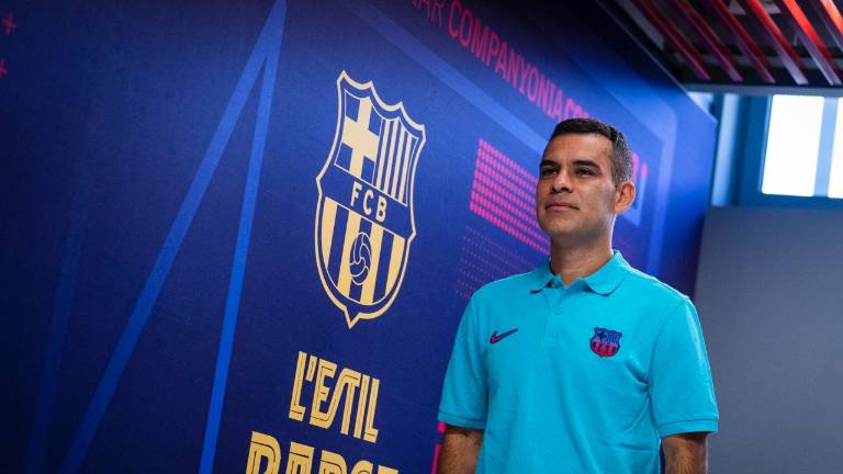 Rafael Márquez es presentado como DT del Barça Atlètic.