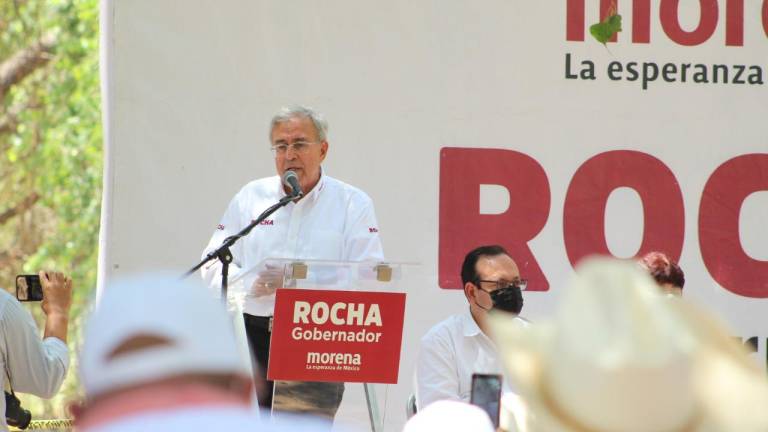 Rubén Rocha Moya, candidato a Gobernador de Sinaloa por Morena-PAS.