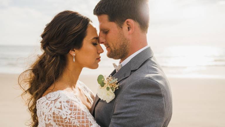 Cristimar Osuna Rose y Tim Eckelt irradian amor.