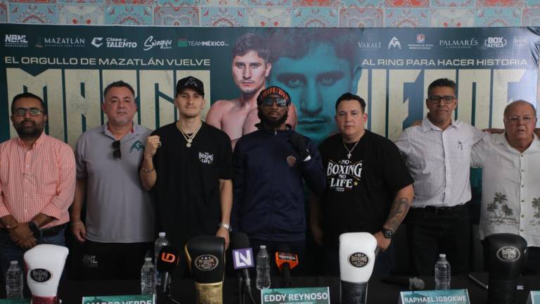 Marco Verde se presentará en Mazatlán ante su gente.