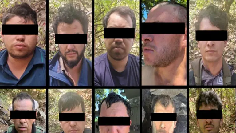 Autoridades federales confirmaron la detención de 10 personas tras operativos militares en Tamazula, Durango.