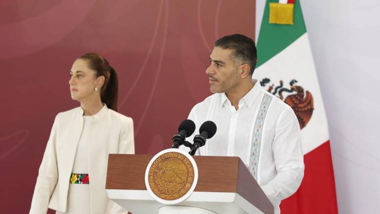 La Presidenta Claudia Sheinbaum Pardo considera prematuro y de “mucha grilla” el destape del PVEM de Omar García Harfuch.