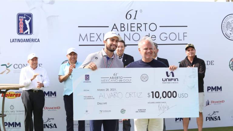 El título del Abierto Mexicano de golf es para Álvaro Ortiz