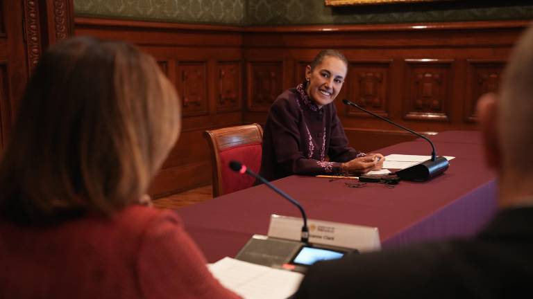 La Presidenta Claudia Sheinbaum Pardo se reunió el jueves con la Cámara de Comercio de Estados Unidos.