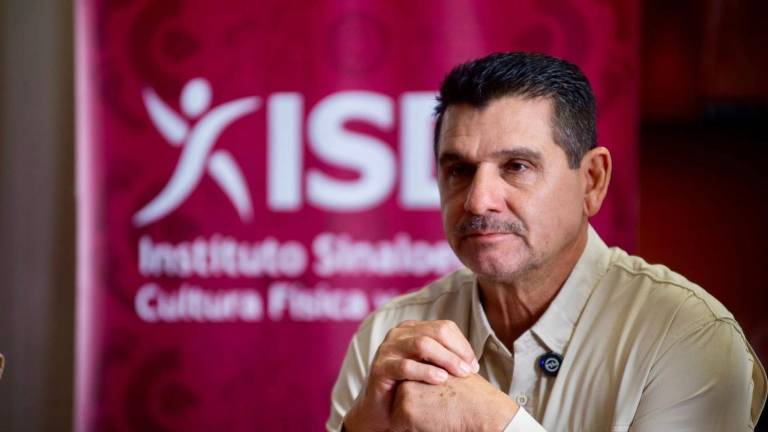 Armando Camacho Aguilar, director general del Instituto Sinaloense de Cultura Física y el Deporte.