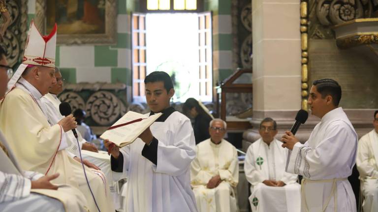 Luis Gonzalo Viera Salas, originario de Escuinapa, quien fue recibido bajo el manto de Dios.