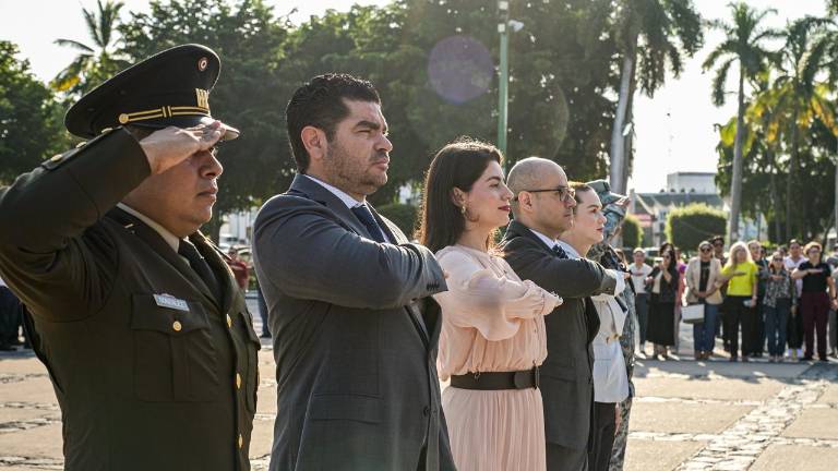Ceremonia cívica para conmemorar el 152 aniversario del natalicio de Francisco I. Madero.