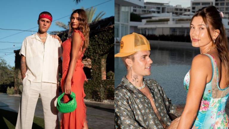 Justin Bieber y Hailey Baldwin son captados por las calles de Los Ángeles con una niña en una carreola.