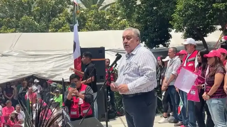 El primer acto público como partido político de Somos México tuvo lugar en CDMX, con Guadalupe Acosta al frente.