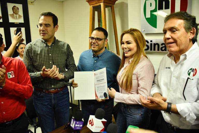 Deja Paola Gárate la presidencia del PRI Sinaloa; asume César Gerardo Lugo