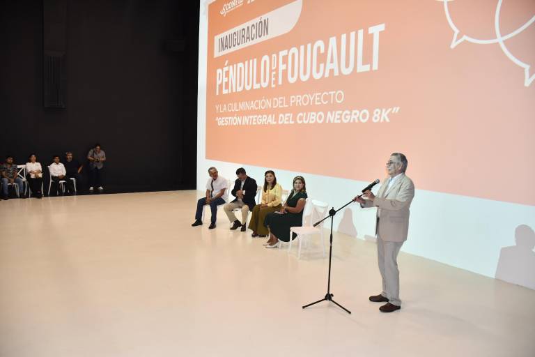 Celebran el regreso del Péndulo de Foucault al Centro de Ciencias de Sinaloa