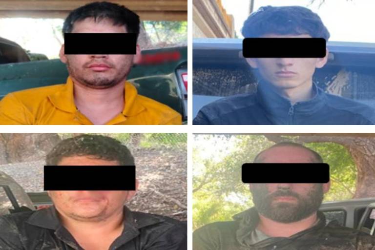 Identifican a los cuatro hombres detenidos tras enfrentamiento en La Brecha, Guasave