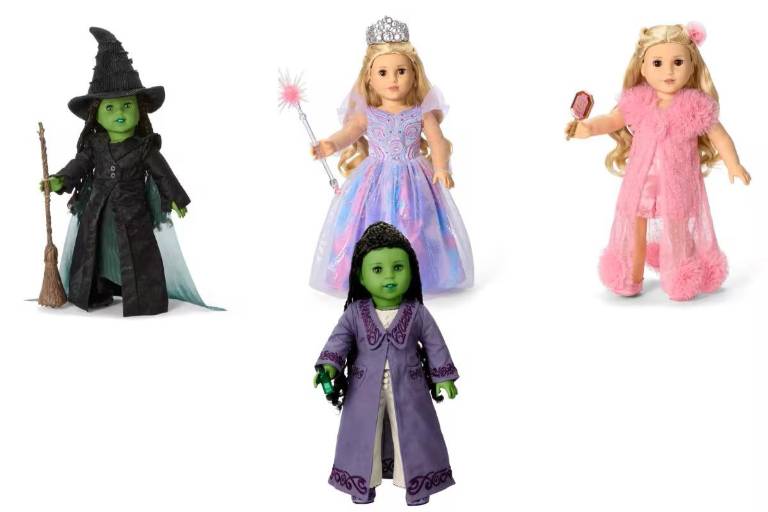 Tienen Glinda y Elphaba tienen muñecas American Girl