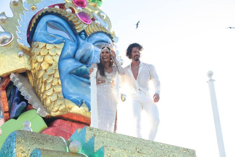 Galilea Montijo, lista para desfilar en el Carnaval de Mazatlán 2025