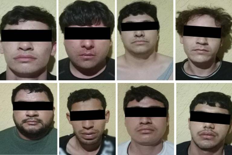 Semar detiene a ocho personas en operativo en El Tamarindo, Culiacán