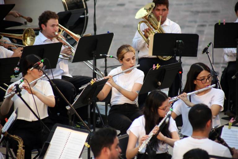 Vuelve la Banda Sinfónica Juvenil al ágora Rosario Castellanos