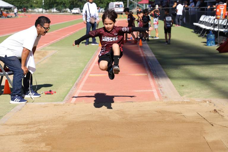 Todo un éxito la primera fecha de la Liga Estatal de Atletismo