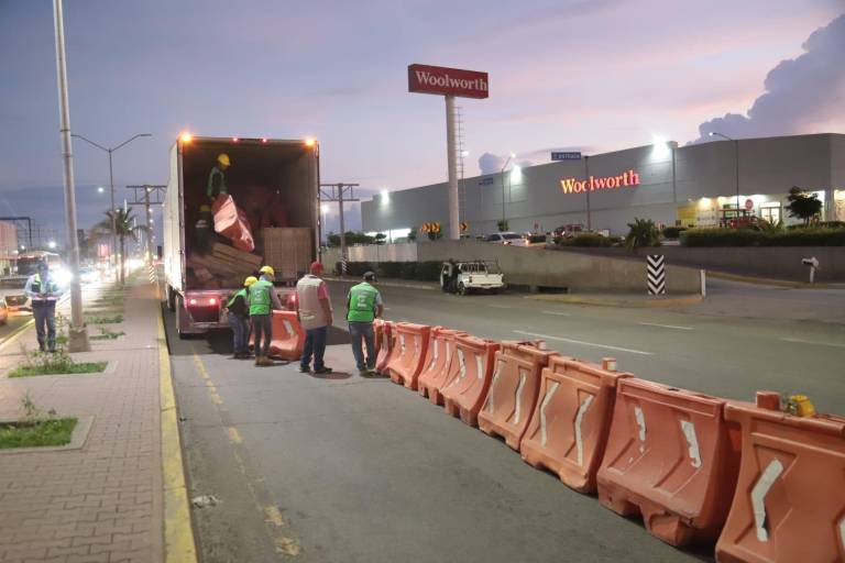 Con cierre de vialidades, inician trabajos parciales del nuevo paso superior vial en salida norte de Mazatlán