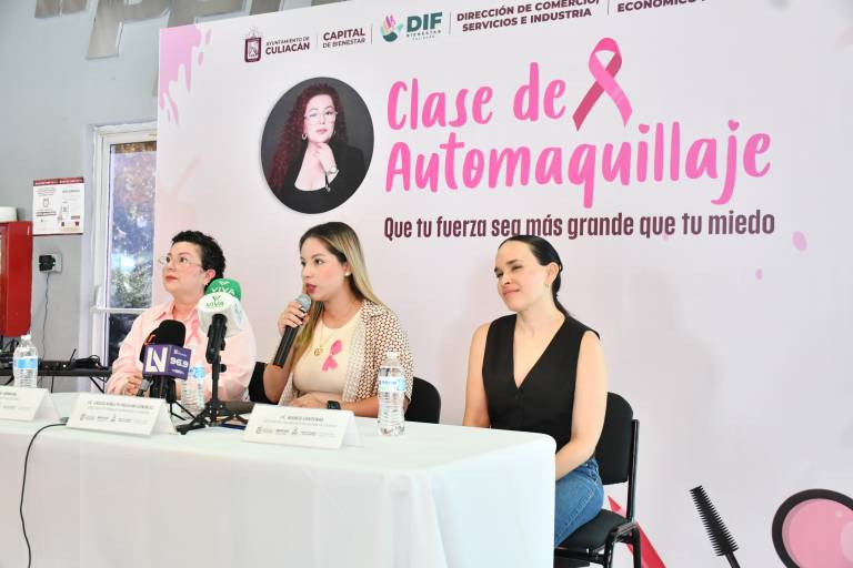 Impartirán en Culiacán clase de automaquillaje como apoyo emocional a mujeres que enfrentan o superaron el cáncer de mama