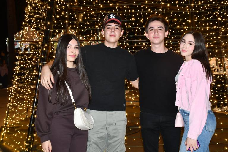 Disfrutan familias la Navidad rodeados de luz