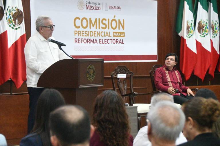 Rocha señala condiciones favorables en Sinaloa para impulsar una reforma electoral federal