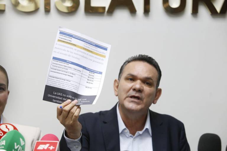 Sale más cara la educación en la UAS que en una universidad privada, asegura Sergio Torres