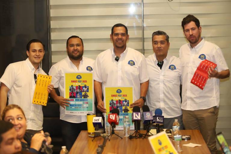Invitan a disfrutar del Sunset Fest 2025 del 17 al 19 de abril en Mazatlán