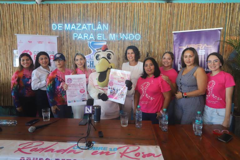 Rodada en Rosa: Mazatlán pedalea por la vida