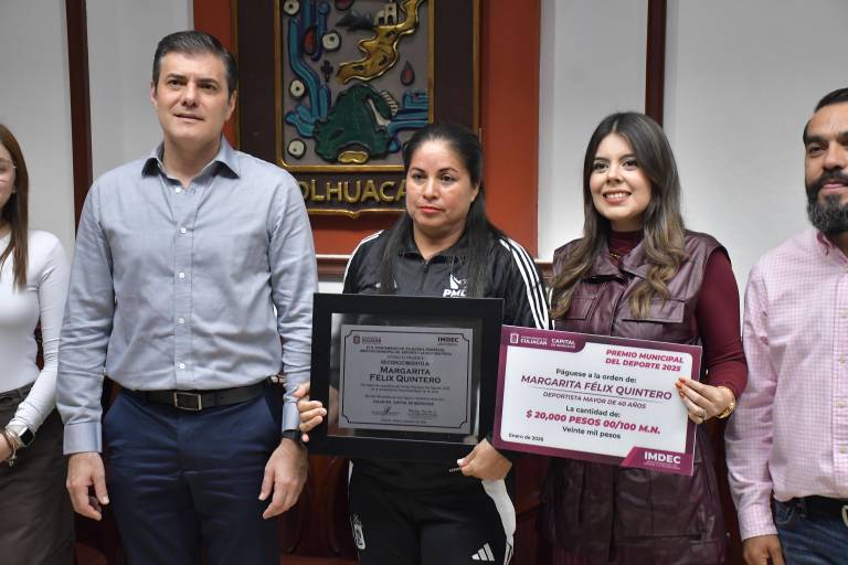Reconocen la trayectoria y dedicación de deportistas y entrenadores sinaloenses