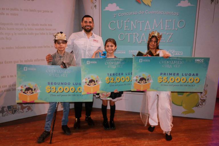 Gana Andrea Portillo en el concurso ‘Cuéntamelo otra vez’