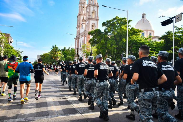 Guardia Nacional organiza carrera pedestre, abierta al público en Culiacán