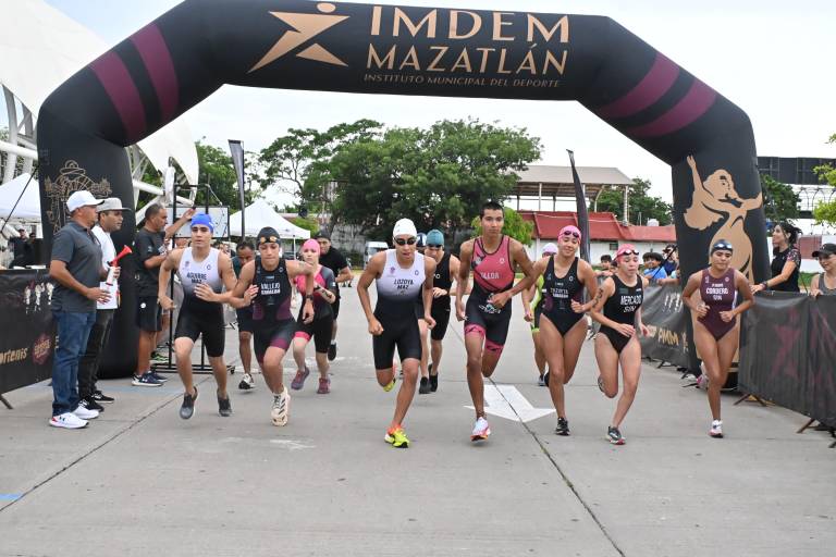 Acuatlón Imdem 2025 rompe récord de participación y proyecta nuevos talentos en Mazatlán