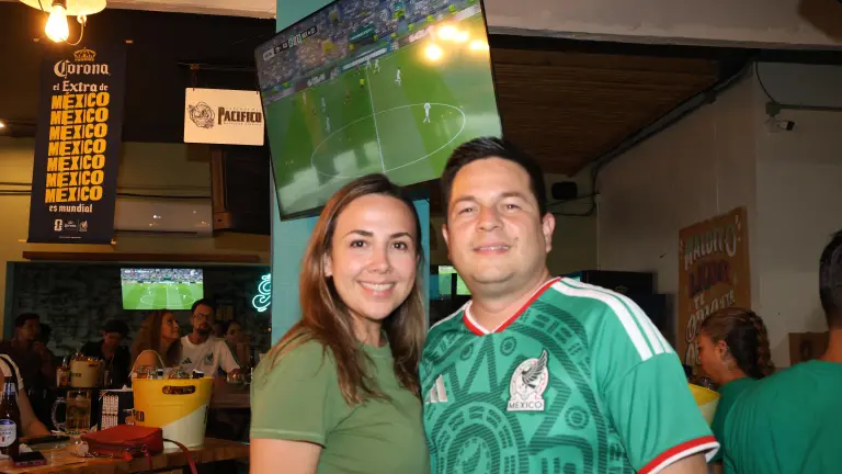 Denise Osuna y Jorge Figueroa.