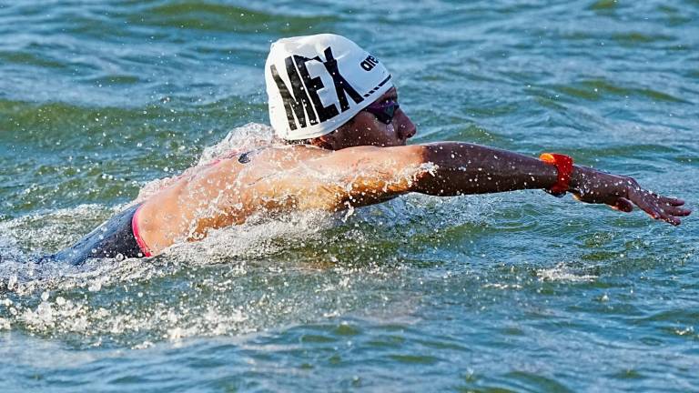 Paulo Strehlke obtuvo el mejor resultado para México en la competencia de aguas abiertas.