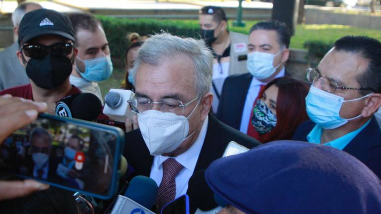 El Gobernador Rubén Rocha Moya.