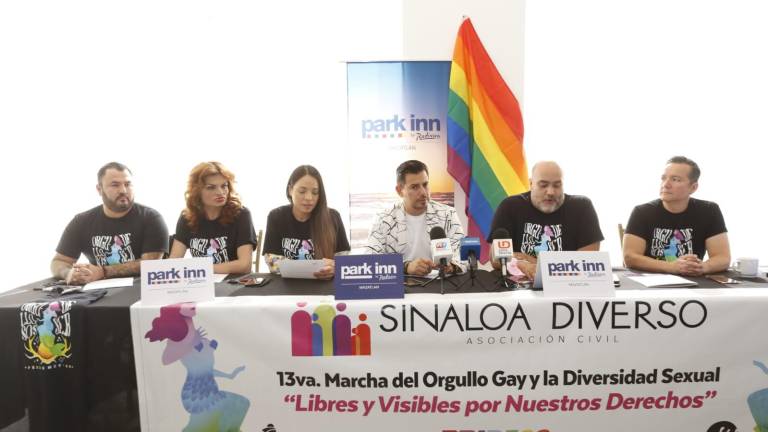 Integrantes de Sinaloa Diverso.