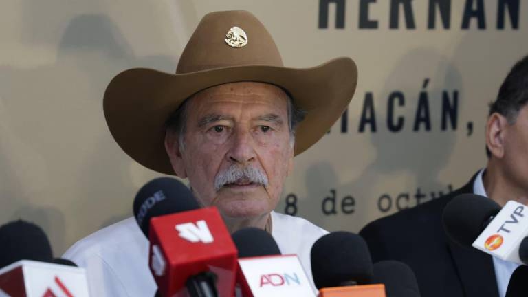 El ex Presidente Vicente Fox Quesada acusa, desde Culiacán, a los gobiernos de Morena de permitir control del narcotráfico en México.