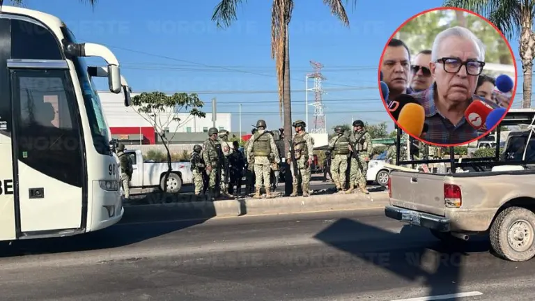 El gobernador Rubén Rocha confirmó la detención lograda con apoyo militar en el bulevar Jesús Kumate.