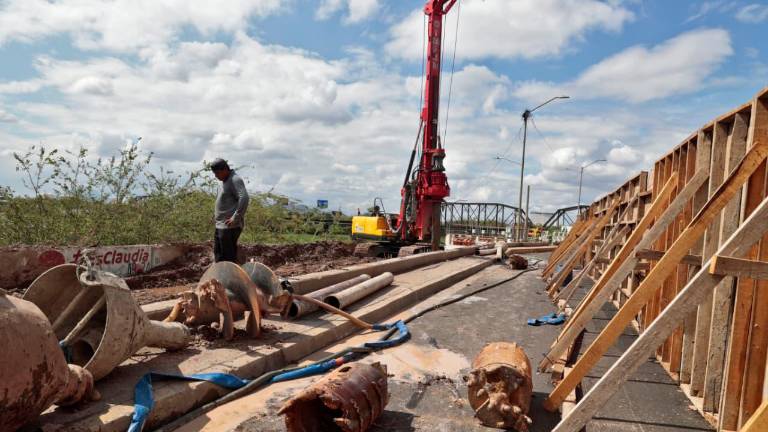El Gobierno de Sinaloa anuncia que acelerarán trabajos de construcción de nuevo puente en Culiacán y cerrarán a partir del 6 de julio el Bulevar Pedro Infante.