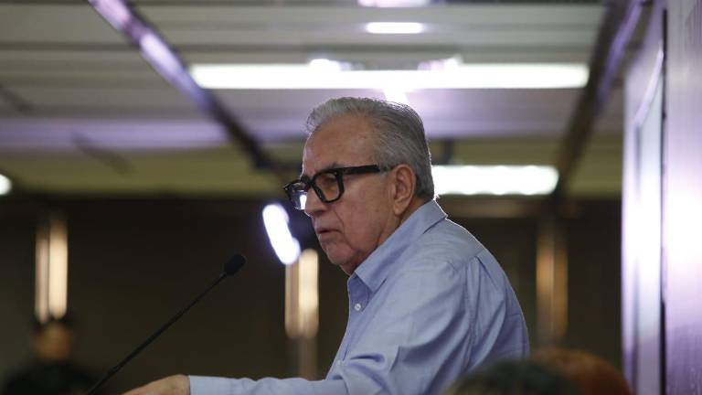 El Gobernador Rubén Rocha Moya habla de la base que la Secretaría de Marina construirá en Altata.